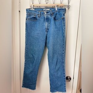 Levi Wedgie Fit Straight Leg Denim Jeans